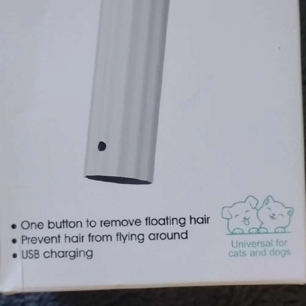 White Pet Spray Hair Comb